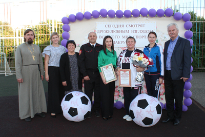 Почетные гости спортивного праздника